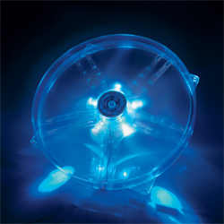 Akasa 220mm Blue LED Near Silent Case Fan