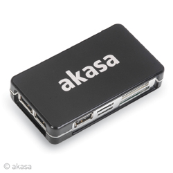 Akasa Connect9 Multi Card Reader with USB Hub