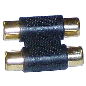 Twin Phono Coupler with Gold Plated Contacts
