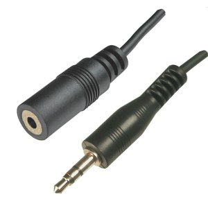3.5mm Stereo Headphone Extension Lead, Gold Contacts 3M