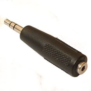 3.5mm Stereo Plug to 2.5mm Stereo Socket Adaptor