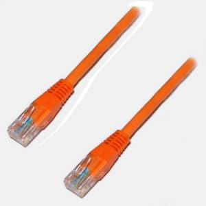UTP Network Patch Cable Category 5e 0.5M Orange