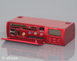 Akasa All in One 21 Function Panel Red