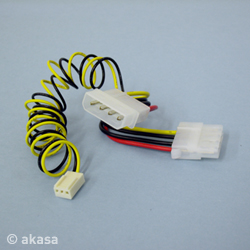 Akasa Fan Cable Converter from 4-pin to 3-pin.